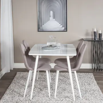 Matgrupp Venture Home Polar med 4st Stolar