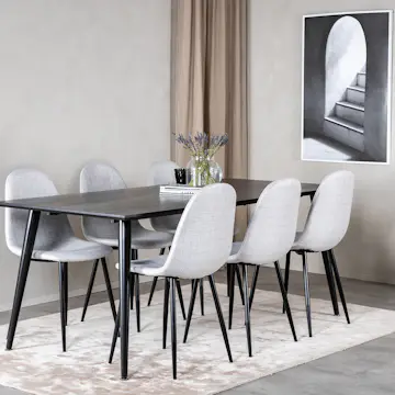 Matgrupp Venture Home Dipp med 6 Polar Stolar