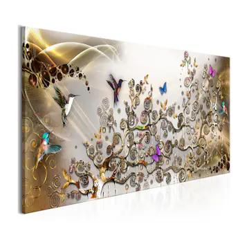 Tavla Arkiio Hummingbirds Dance Guld