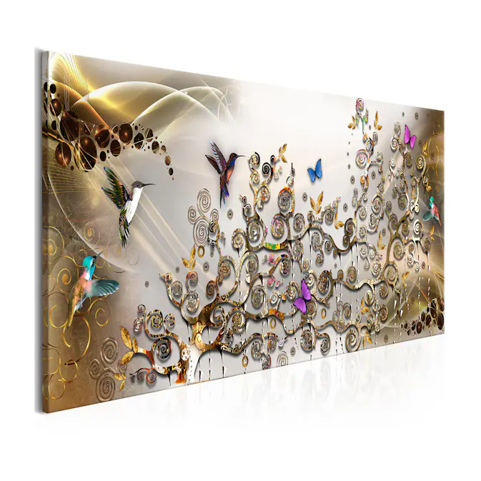 Tavla Arkiio Hummingbirds Dance Guld