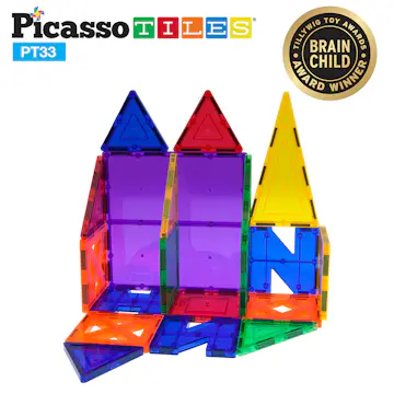 Magnetplattor Picasso Tiles 33 bitar