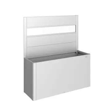 Skärmvägg Biohort till Belvedere Planteringslåda med Akrylglas 91x4x152 cm