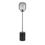 Golvlampa Markslöjd Brooklyn 1L Svart/Rökfärgad