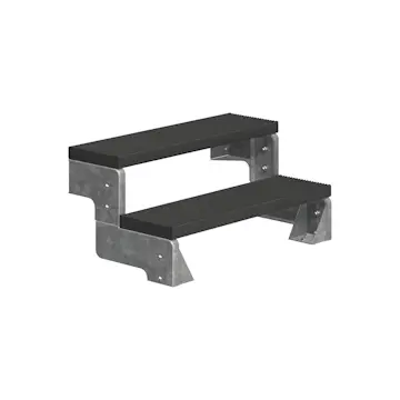 Trädgårdstrappa Dolle Gardentop Trimax utan Räcke