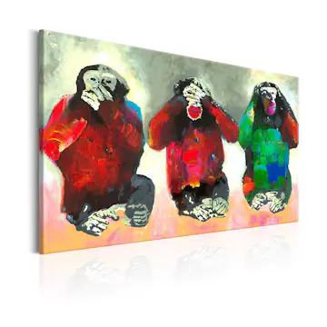 Tavla Arkiio Three Wise Monkeys