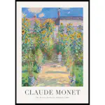 Poster Gallerix The Artists Garden 1881 By Claude Monet
