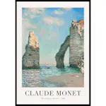 Poster Gallerix The Cliffs At Etretat 1885 By Claude Monet