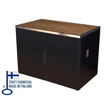 Skåpmodul Muurikka Sommarkök 100 cm Metalldörr