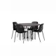 Matgrupp furniture/fashion Stone Rund med 4 Baltimore Stolar