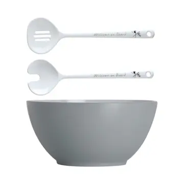 Salladsskål Marine Business med bestick Ø25 cm