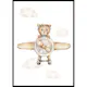 Poster Gallerix Teddy Bear In Airplane