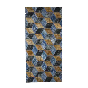 Persisk Patchworkmatta D-sign Handknuten 750779