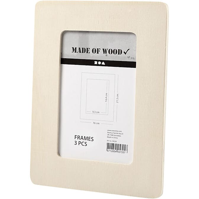 Träramar Creativ Company Stl 16x0,8x21,5 cm 3 St/1 Förp