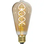 LED-lampa Star Trading E27 ST64 Decoled Spiral Amber Dimbar 3,2W