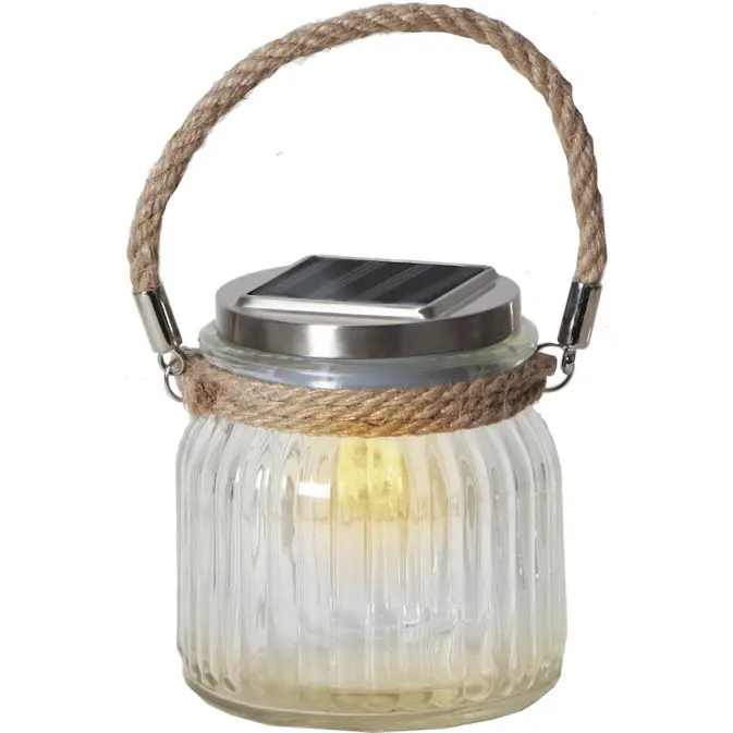 Solcellslykta Star Trading Jamjar