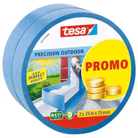 Maskeringstejp Tesa 2P 25 mm x 25 m Outdoor