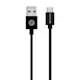 USB-A Champion till Micro-USB Kabel 1m Svart