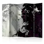 Rumsavdelare Skärmvägg Arkiio Black and White Faces II 225x172 cm