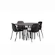 Matgrupp furniture/fashion Stone Rund med 4 Baltimore Stolar