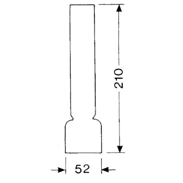 Lampglas Den Haan Dhr 14 X 210 Mm
