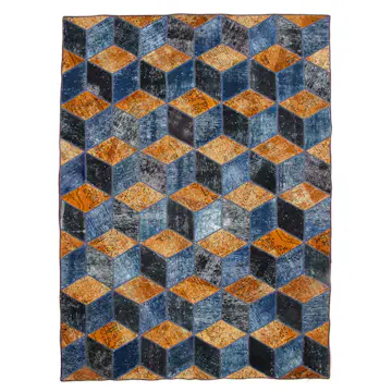 Persisk Patchworkmatta D-sign Handknuten 750747