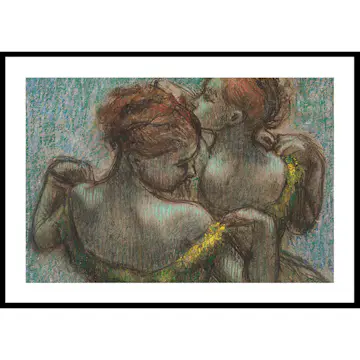 Poster Gallerix Two Dancers Half-length By Edgar Degas