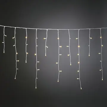 IstappsSlinga Gnosjö Konstsmide 80 Varmvita LED Frostad