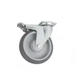 Länkhjul Habo 4310 med Broms 100 mm