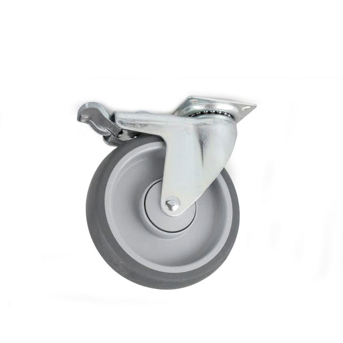 Länkhjul Habo 4310 med Broms 100 mm