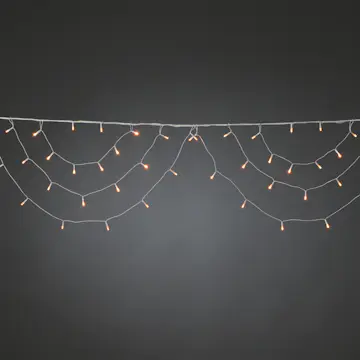 Istappsslinga Gnosjö Konstsmide Bågar 184L Amber LED