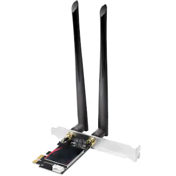 Trådlöst Nätverkskort LogiLink PCI Express Wi-Fi 6E AX5400 + BT 5.2 för Hemelektronik