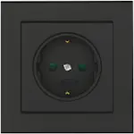 Vägguttag Malmbergs Optima 1-V Mj med Skruvanslutning