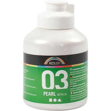 Akrylfärg Creativ Company A-color Nr 03 Metallic 500 ml/1 Flaska
