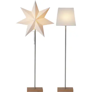 Adventsstjärna/Lampa Med Skärm Star Trading Moa Kombi