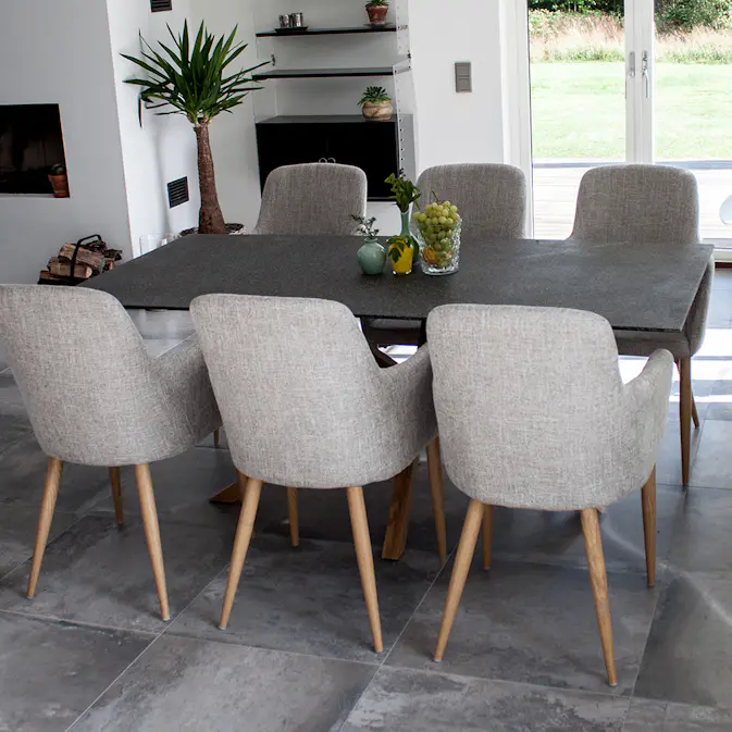 Matgrupp Venture Home Penny Casper med 6 Stolar Ek