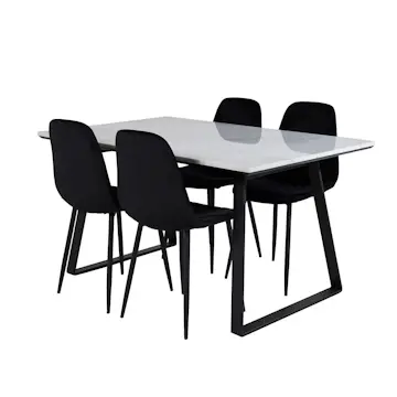 Matgrupp Venture Home Estelle 140 med 4 Phoi Stolar