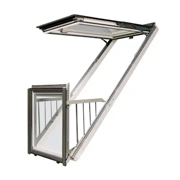 Balkongfönster Fakro Premium 3-Glas Balkongfönster FGH-V P5