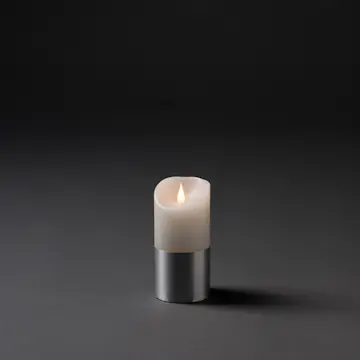 Vaxljus Gnosjö Konstsmide med Silverfolie 15,5 cm