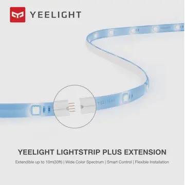 Led-List Förlängning Yeelight 1M, Vit