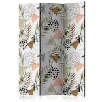 Rumsavdelare Skärmvägg Arkiio Tropical Geometry 135x172 cm