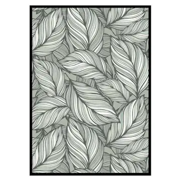 Poster Gallerix Leaf Pattern