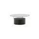 Soffbord Venture Home Bovall Runt Vardagsrumsbord i Svart Ask & Glas