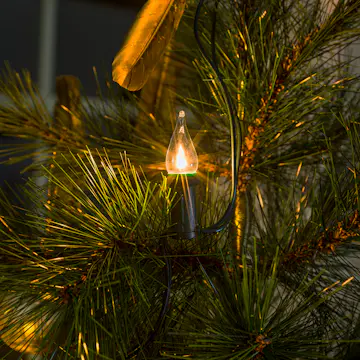 Ljusslinga Gnosjö Konstsmide Vridna Lampor 4,75 m