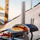 Pizzaugn Ooni Fyra Vedeldad för Utebruk Svart/Rostfri