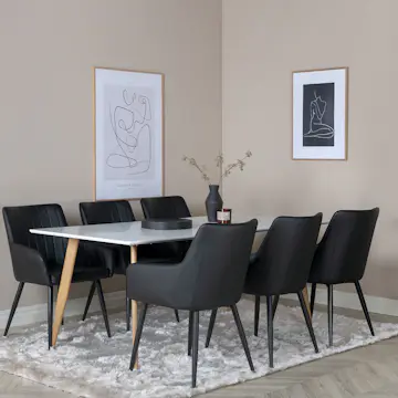 Matgrupp Venture Home Polar med 6 Comfort stolar