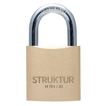 Hänglås Millers Mässing H 701/30