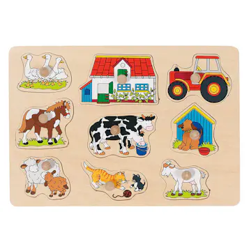 Knoppussel Goki Bondgården 9 Bitar