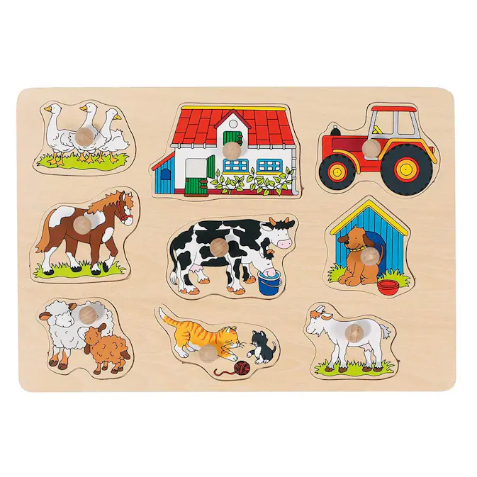 Knoppussel Goki Bondgården 9 Bitar