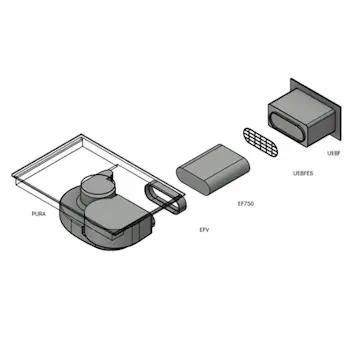 Rörpaket 1 BORA PURE flat
