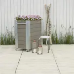 Blomlåda PLUS Cubic Gråbrun 87x50x95 cm